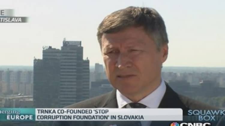 Corruption a 'big problem' in Slovakia: Pro