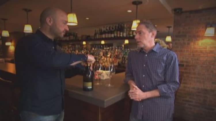 Where does Joe Bastianich go to eat and drink?