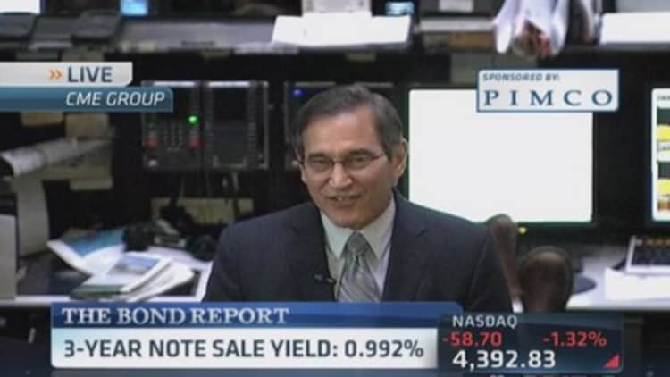 Santelli: Flattening after 3-year note auction