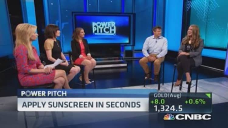 Power Pitch: Apply sunscreen in seconds