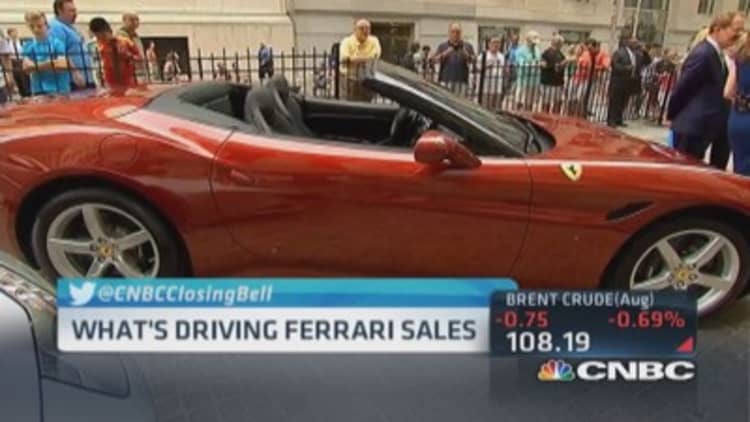What's driving Ferrari sales