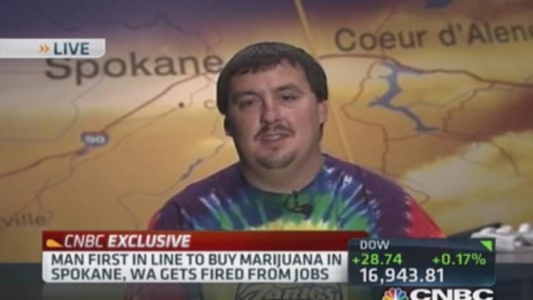 First 'Evergreen State' pot buyer fired, rehired ... sort of
