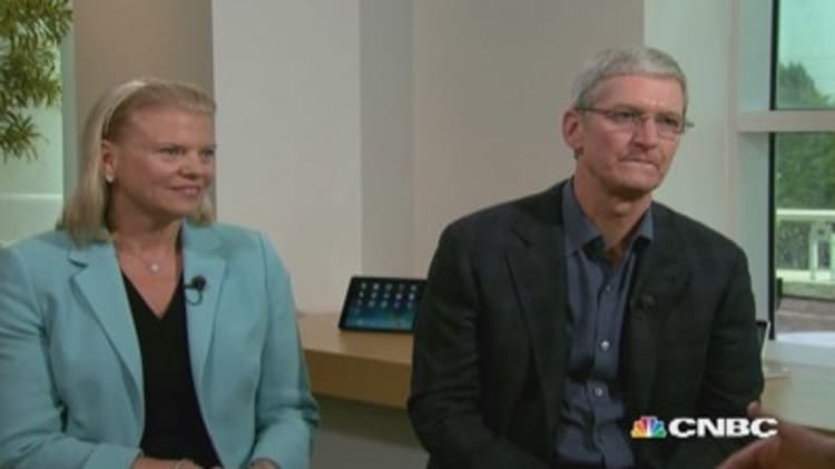 Exclusive: Apple, IBM CEOs