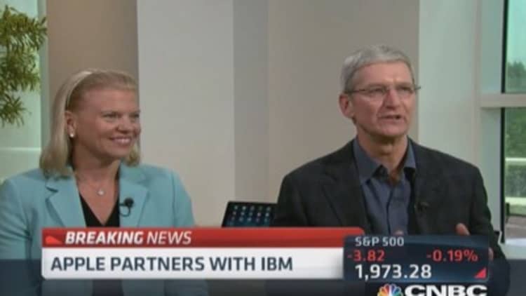 Big partnership for Apple & IBM