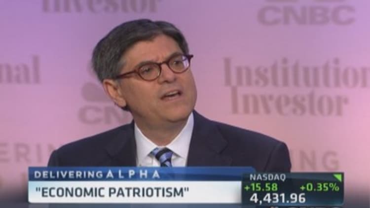 Lew: Wrong for US companies to change location for taxes