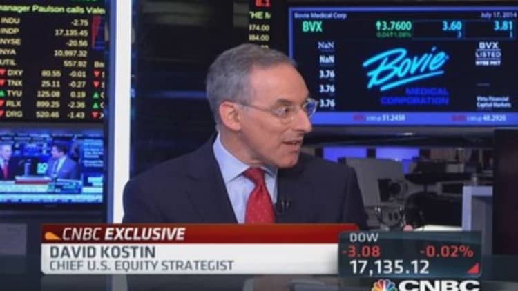 Goldman's Kostin ups S&P target
