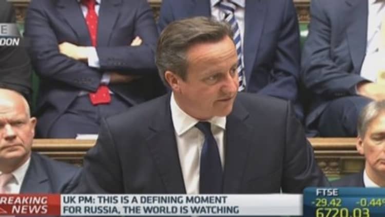 It's a 'defining moment for Russia': Cameron