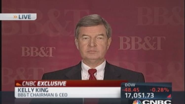BB&T CEO: Underwriting standards not issue