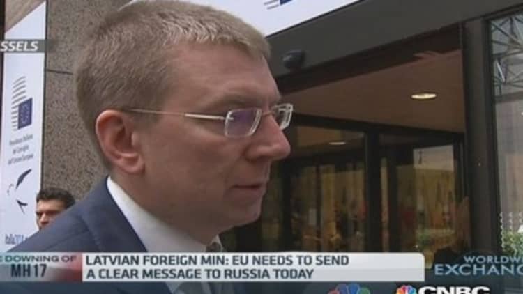 EU should ban military exports to Russia: Latvian min