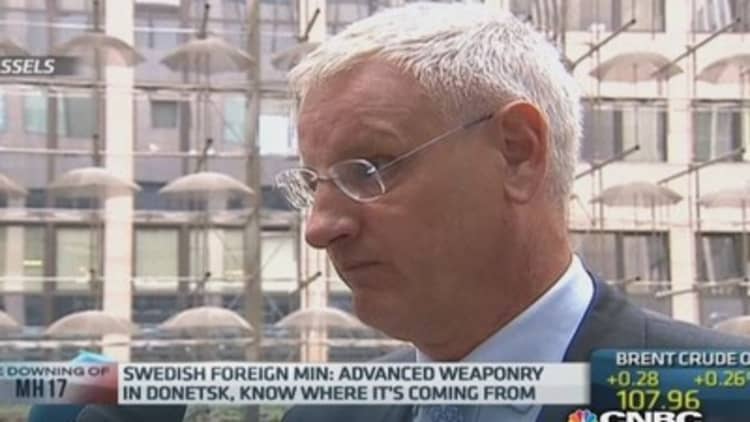 Arms sale to Russia hard to defend: Sweden's Bildt