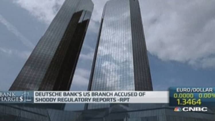 Deutsche Bank accused of 'unreliable' reporting