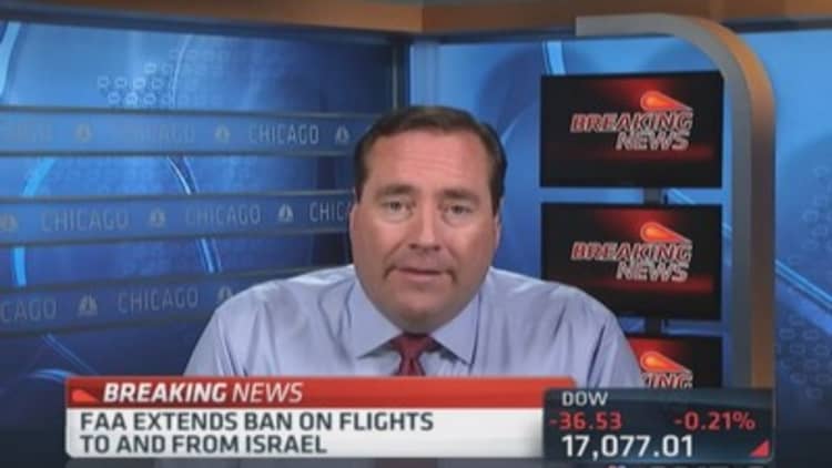 FAA extends ban on flights to Israel