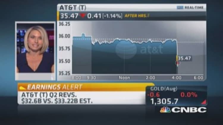 AT&T Q2 earnings out