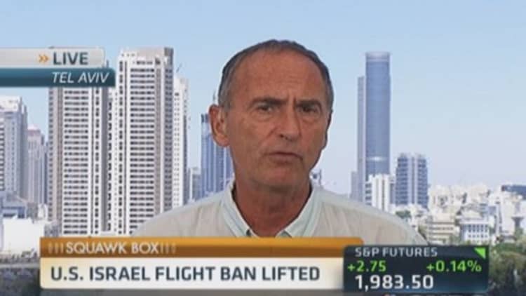 US-Israel flight ban lifted