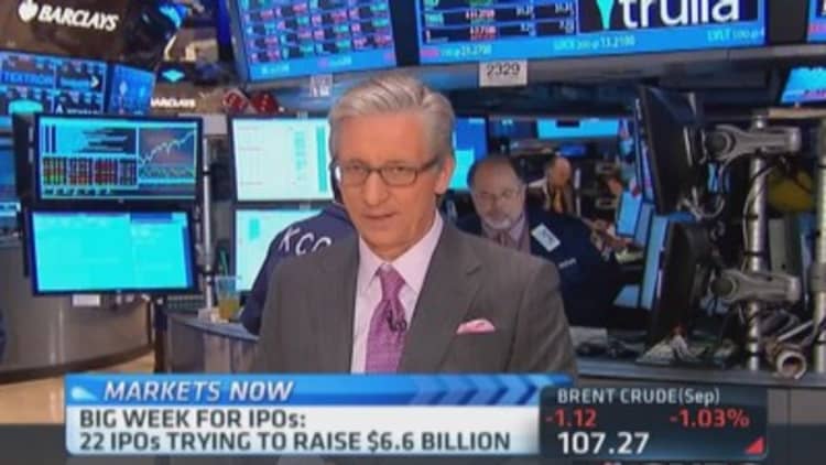 Pisani's market open: Largest week for IPOs