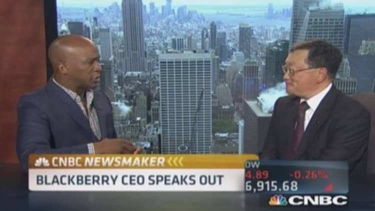 BlackBerry CEO: Focused on enterprise