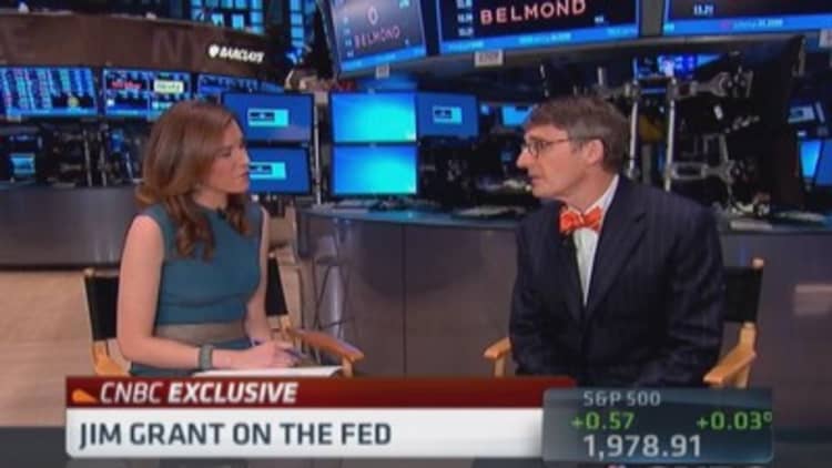 Jim Grant: Fed has little self-awareness 