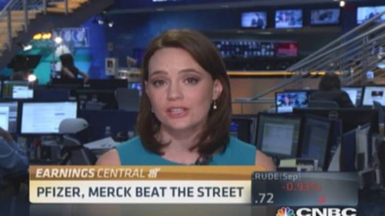 Merck & Pfizer beat the Street