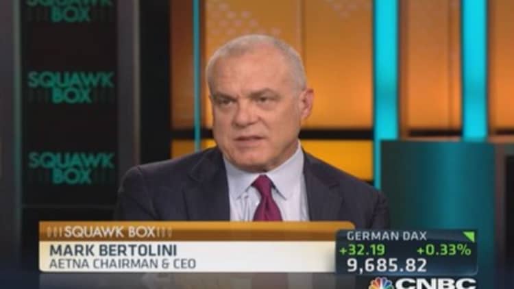 Aetna CEO says economy doesn't feel that strong