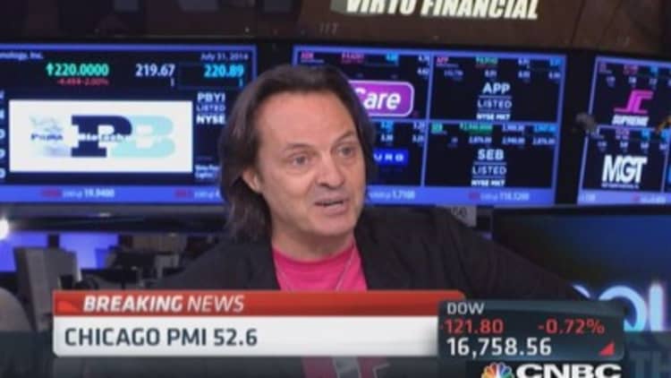 T-Mobile CEO on Sprint: We'll pass them