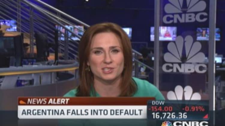 Argentina disputing debt default