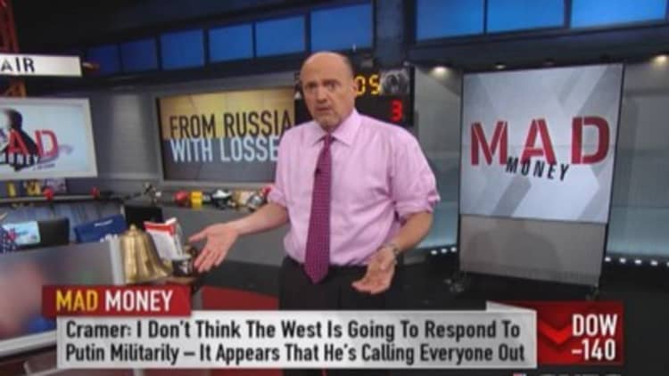 Blame Russia? Cramer's take on today's losses