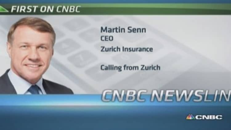 Profit miss due to higher tax: Zurich Insurance CEO