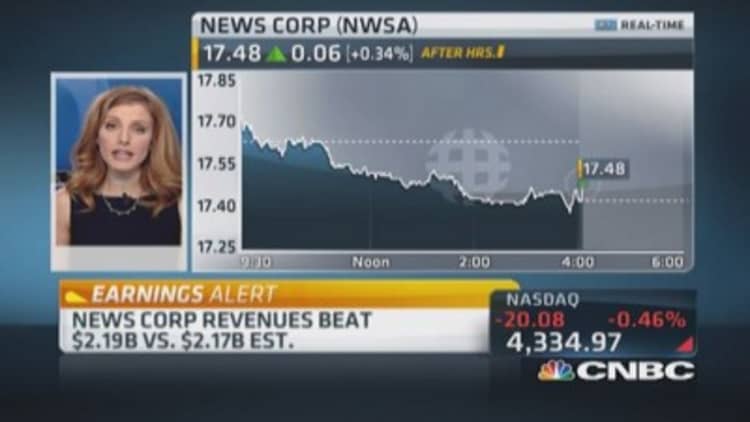 News Corp earnings miss