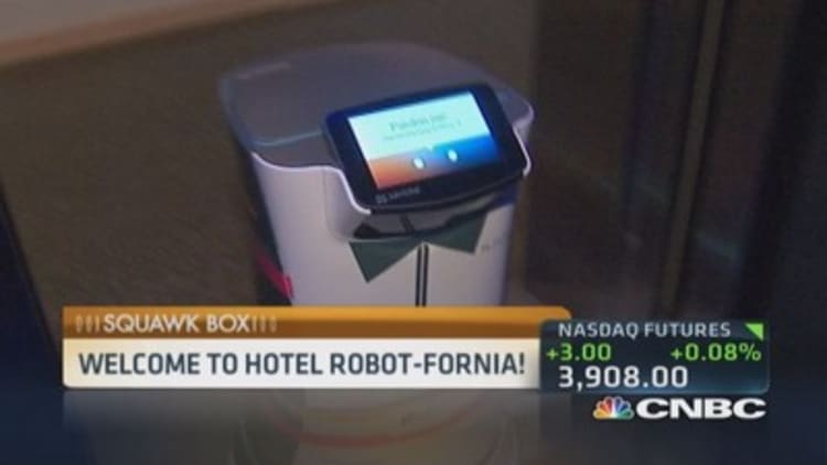 Hotel robots at your service