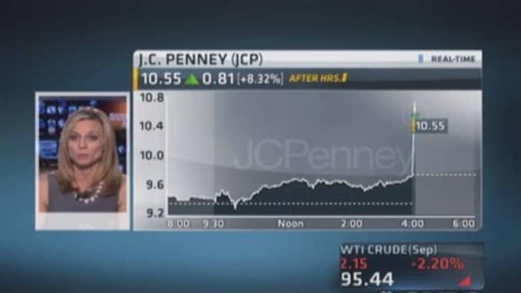 JC Penney Q2 earnings not as bad as expected