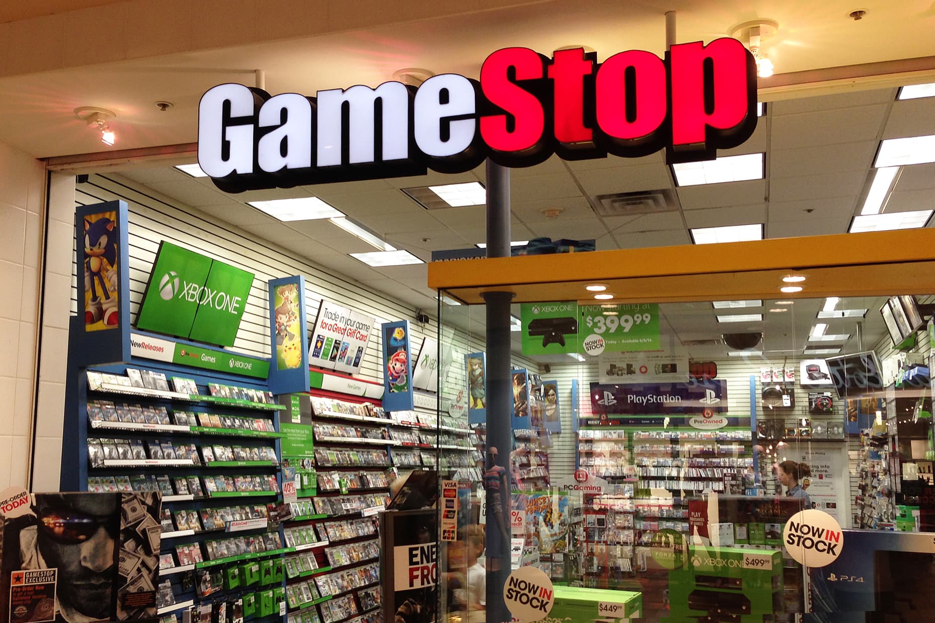 Stocks making the biggest moves midday: GameStop, AMC Entertainment, Microsoft and more