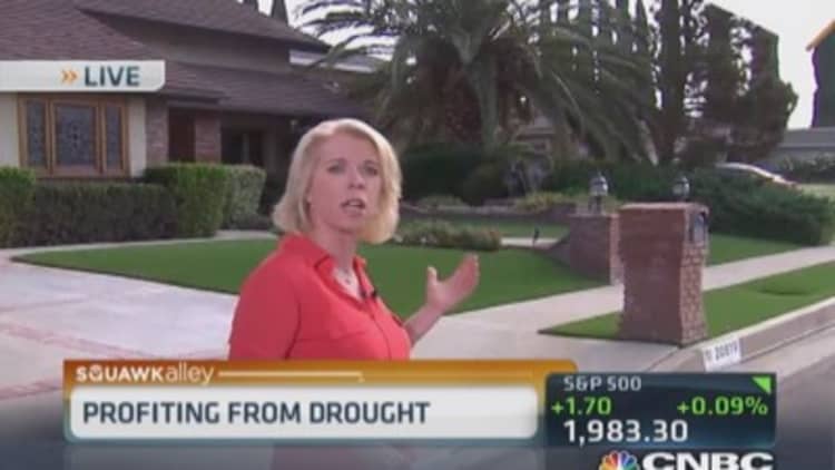 Profiting from California drought