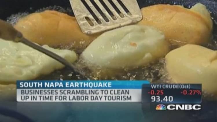 Sunday's Napa quake fallout