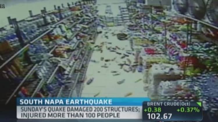 Cleaning up after Napa quake