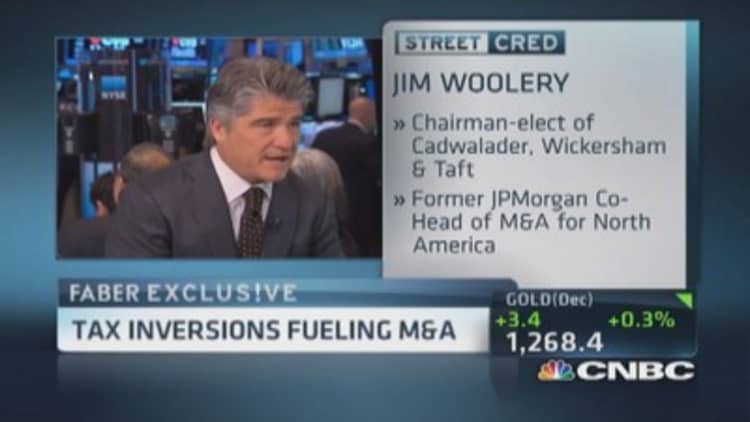 Tax inversions fueling M&A?