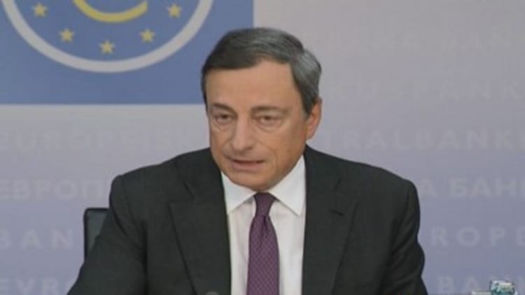 Risks to euro area to the downside: Draghi