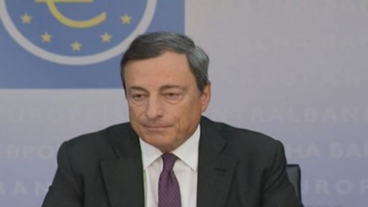 Inflation level is 'temporary deviation': Draghi