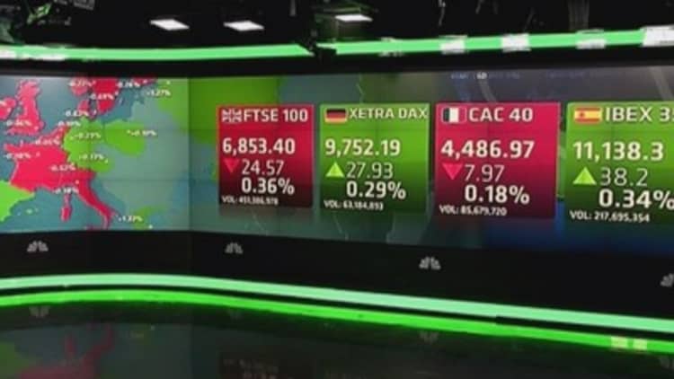 Europe shares close mostly lower