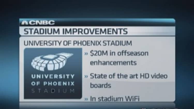 Phoenix preps for Super Bowl