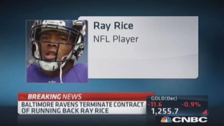 Baltimore Ravens terminate Rice's contract