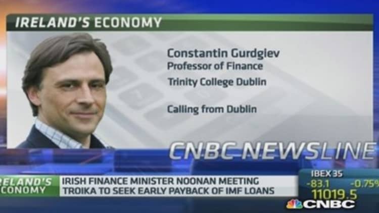 Ireland repaying IMF loan early is 'win-win': Expert