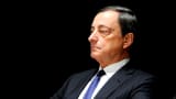 European Central Bank President Mario Draghi attends a tribute to the late economist and lawmaker Luigi Spaventa in Milan, Sept. 27, 2013.