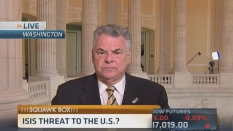 Rep. King: ISIS could attack at any time