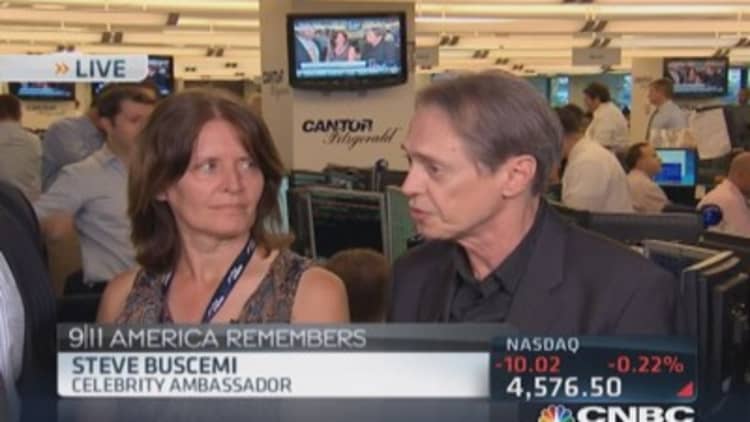 Steve Buscemi at Cantor Fitzgerald's Charity Day