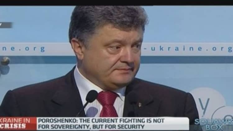 We're fighting for global security: Poroshenko