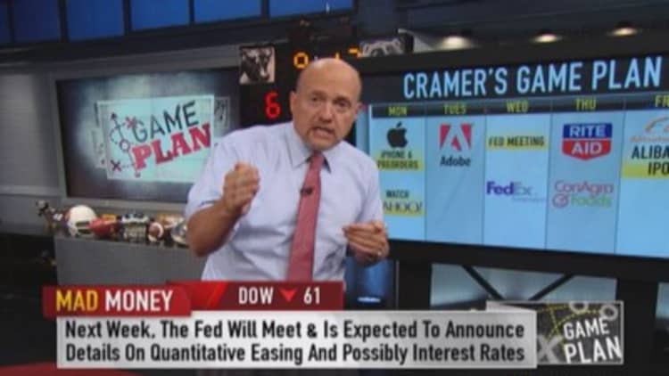 Cramer: In for some turmoil next week