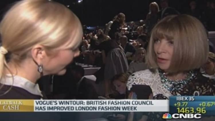 London has some of the best designers: Wintour
