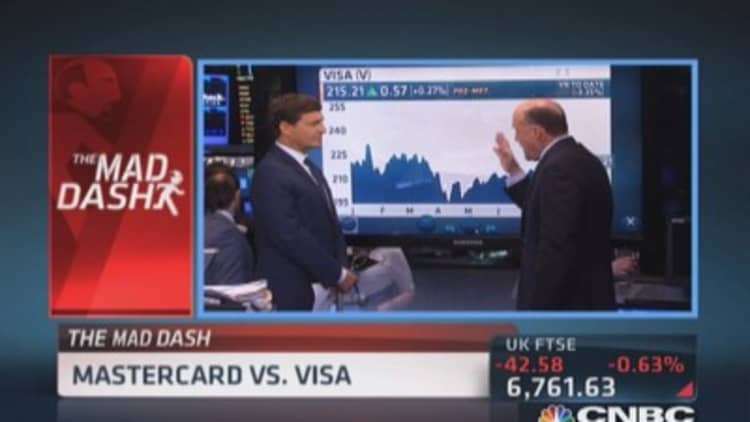 Cramer's Mad Dash: Visa & MasterCard
