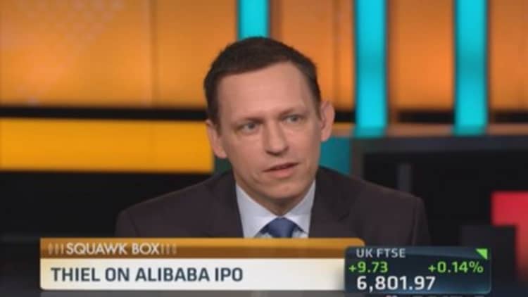 Thiel on Alibaba IPO