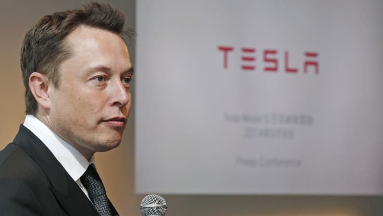 Tesla shares pop on earnings beat
